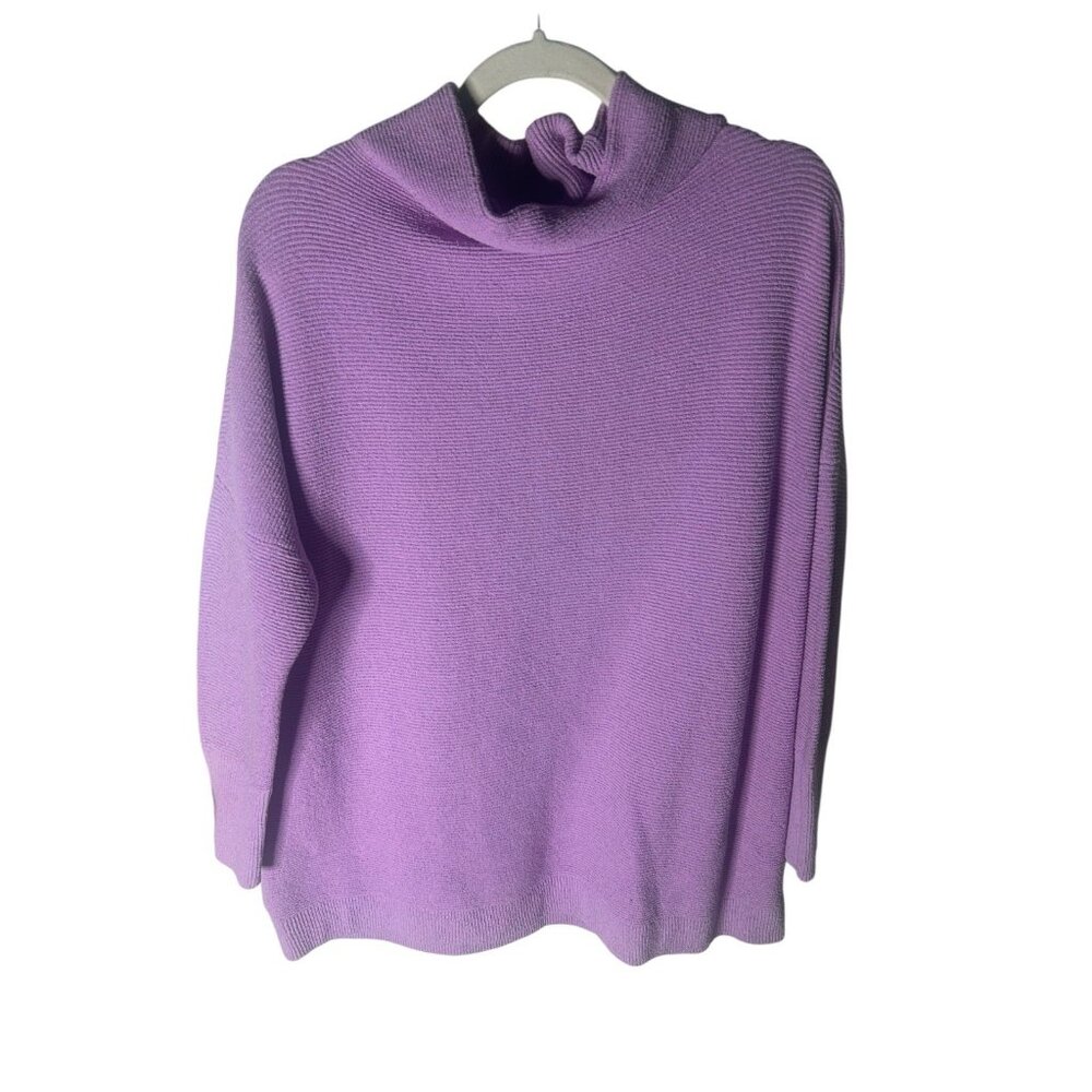 Free People Ottoman Slouchy Tunic Knit Sweater Women's Small Glowing Grape NWT! - Picture 4 of 10